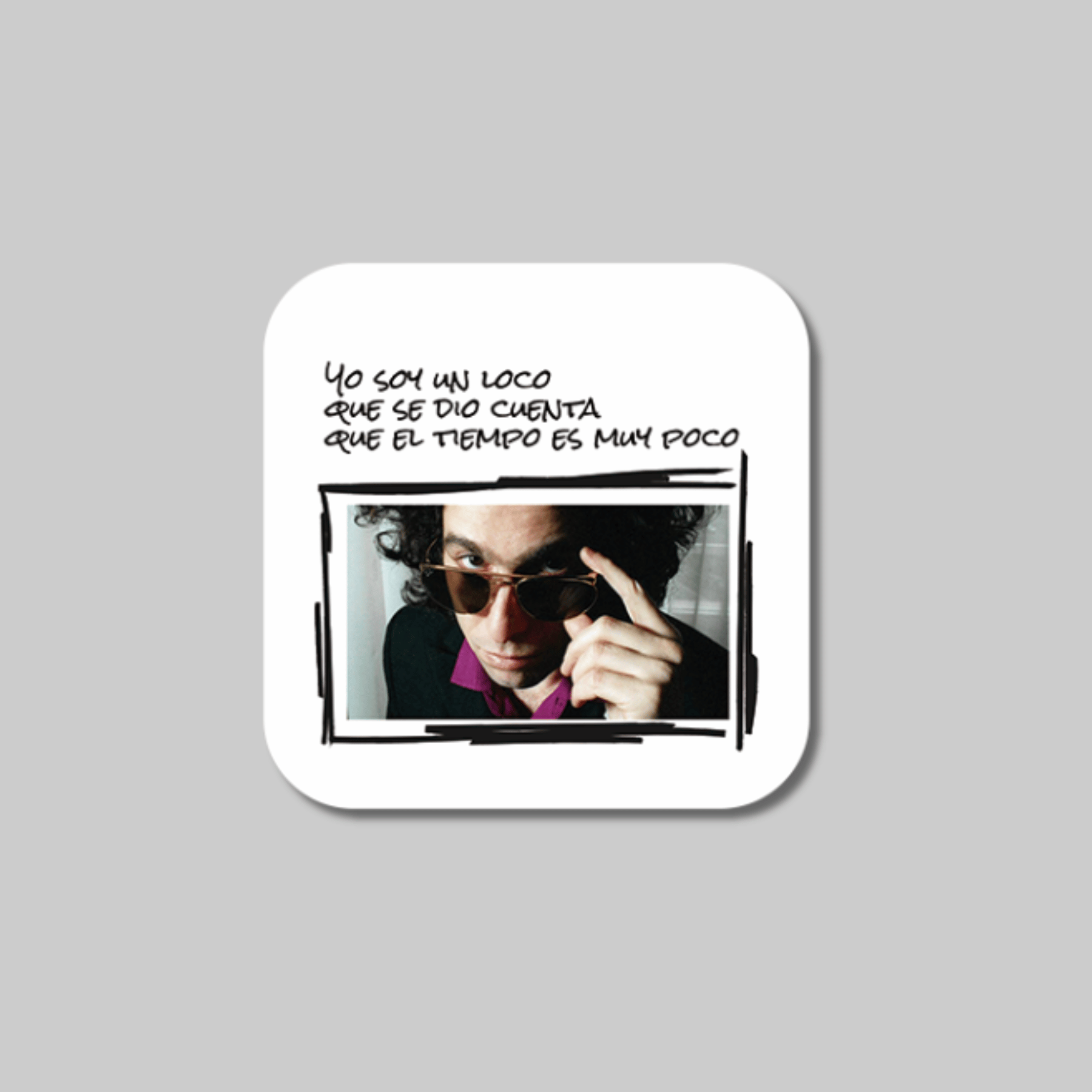 Posavasos Andrés Calamaro - Loco