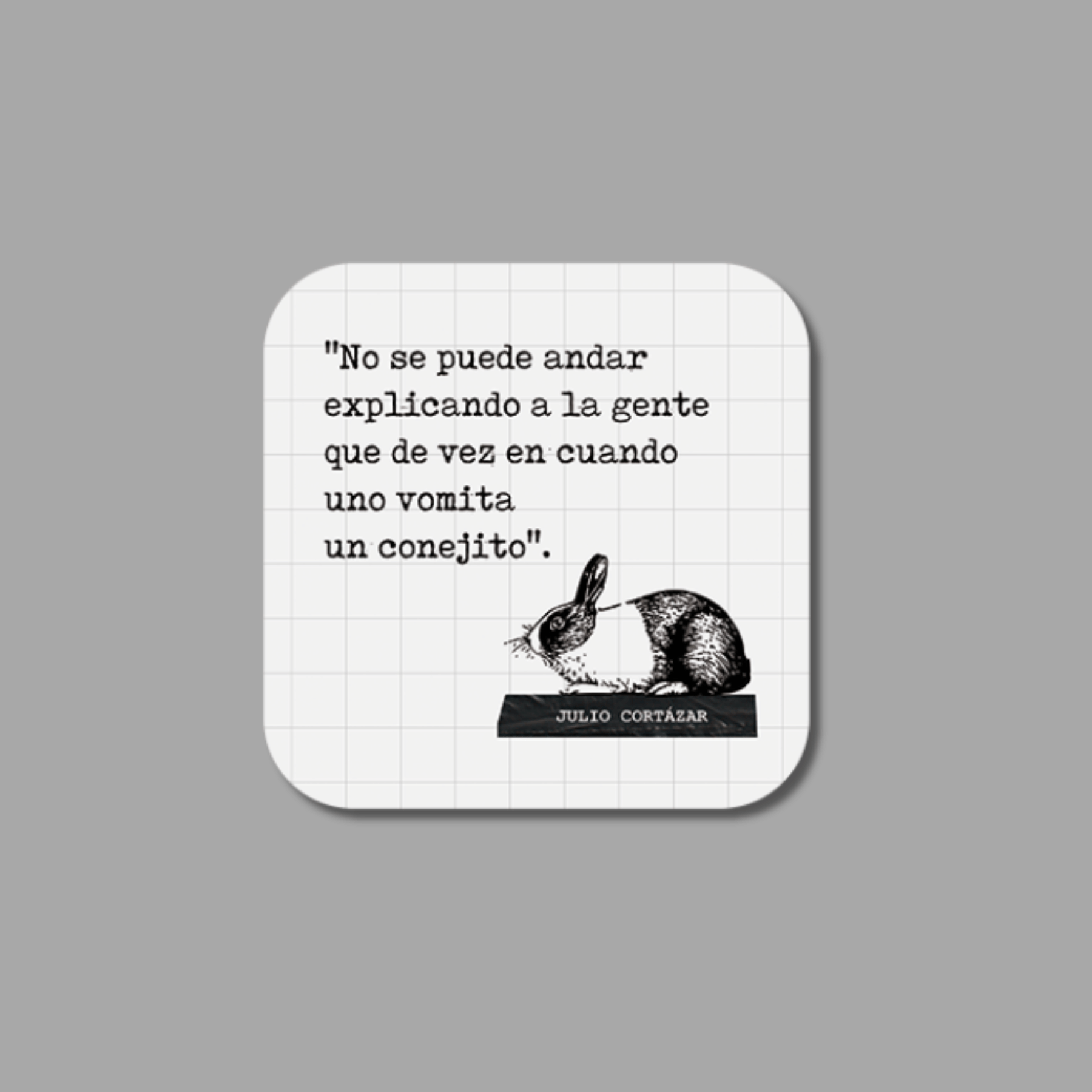 Posavasos Julio Cortázar